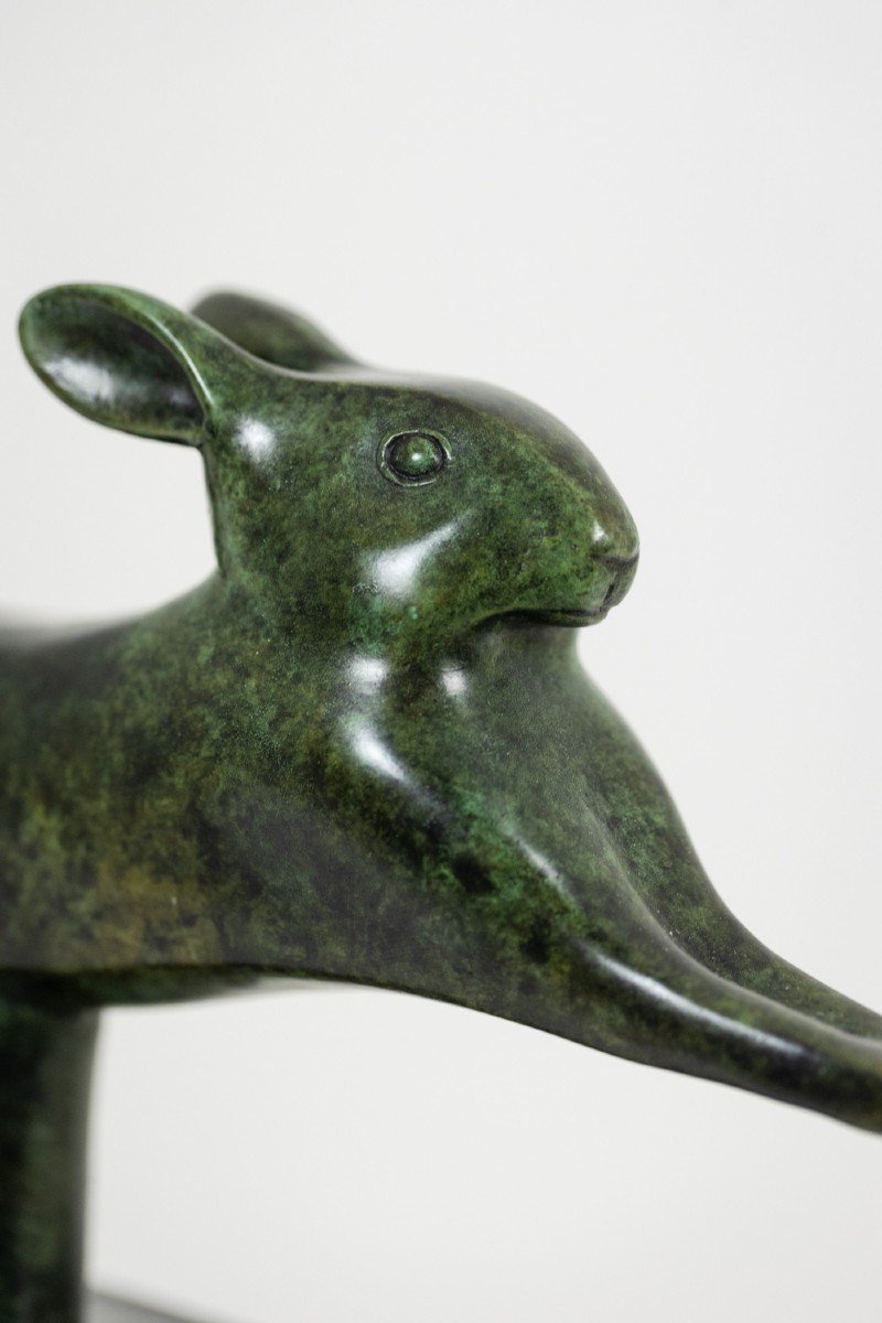 François Pompon. “lapin Courant”, Bronze, 2006 Print. Ls62003008b-photo-2