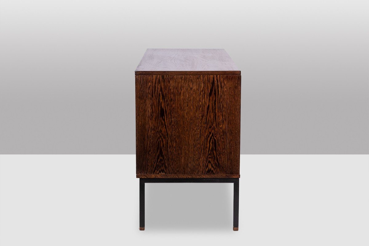 Martin Visser. Sideboard In Wenge And Raffia. 1970s. Ls62111257p-photo-1