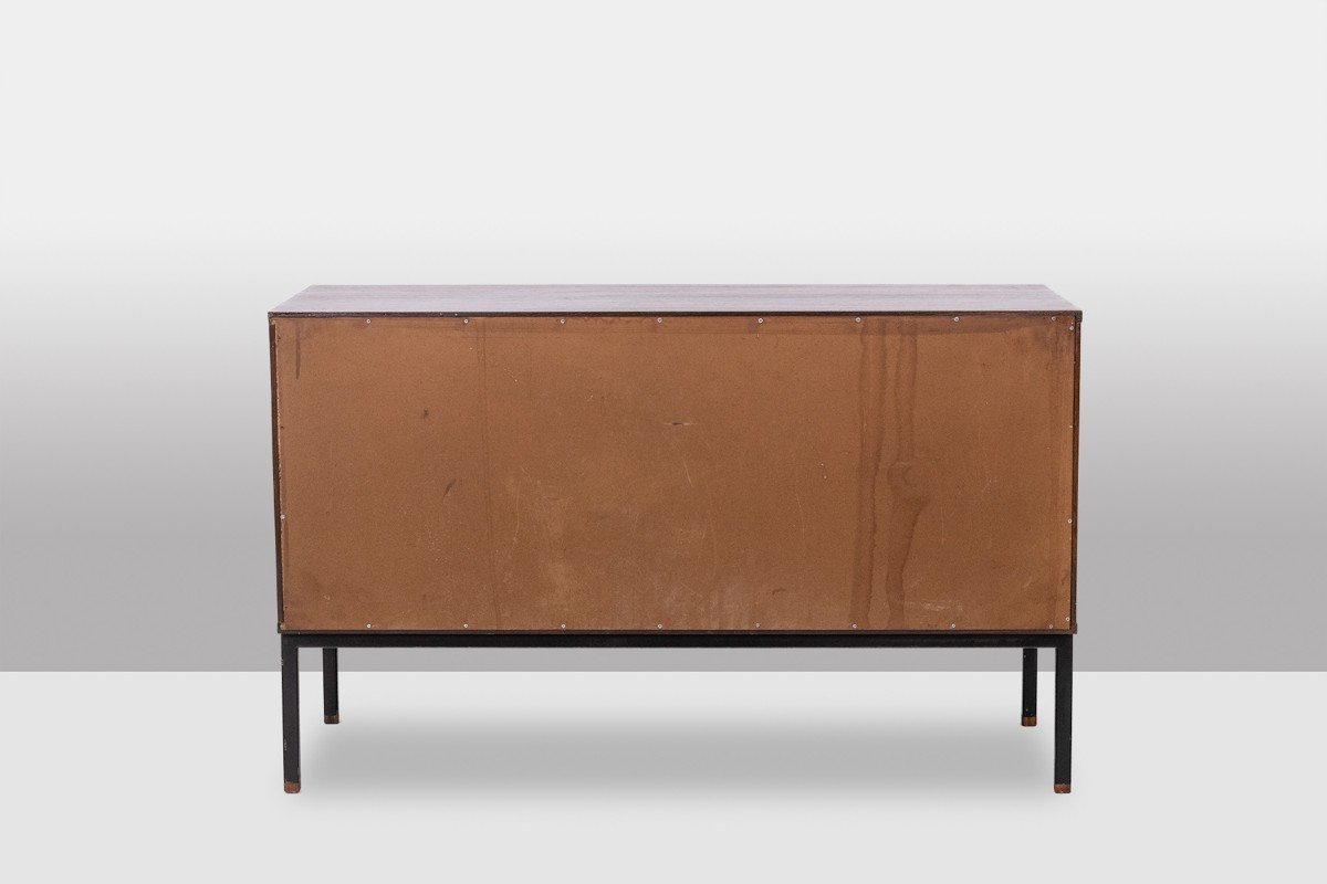 Martin Visser. Sideboard In Wenge And Raffia. 1970s. Ls62111257p-photo-2