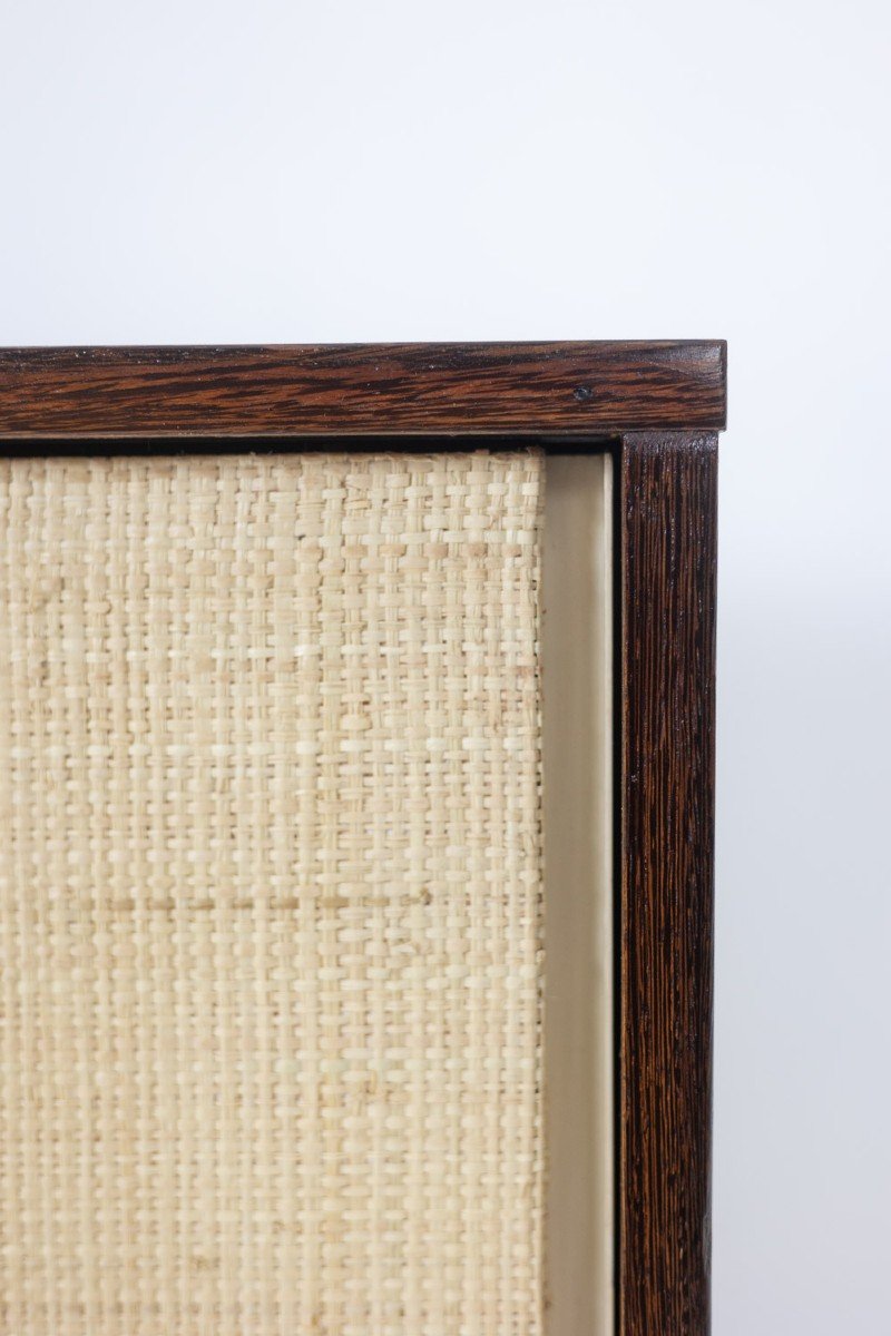 Martin Visser. Sideboard In Wenge And Raffia. 1970s. Ls62111257p-photo-3