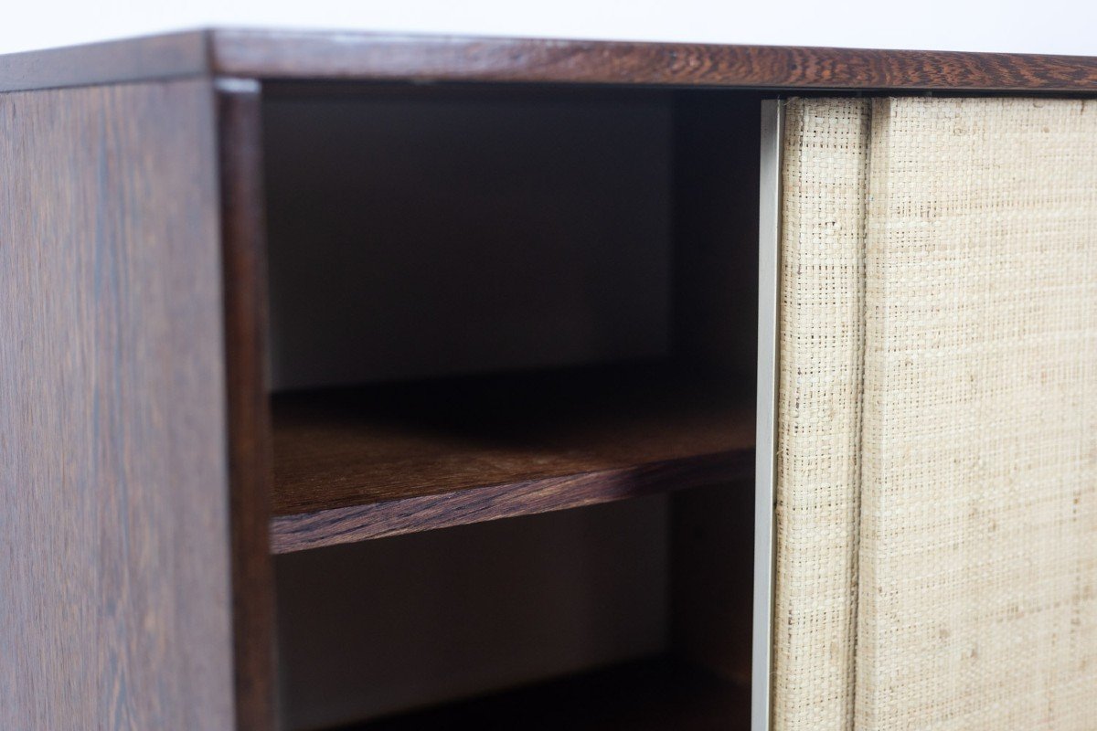 Martin Visser. Sideboard In Wenge And Raffia. 1970s. Ls62111257p-photo-6