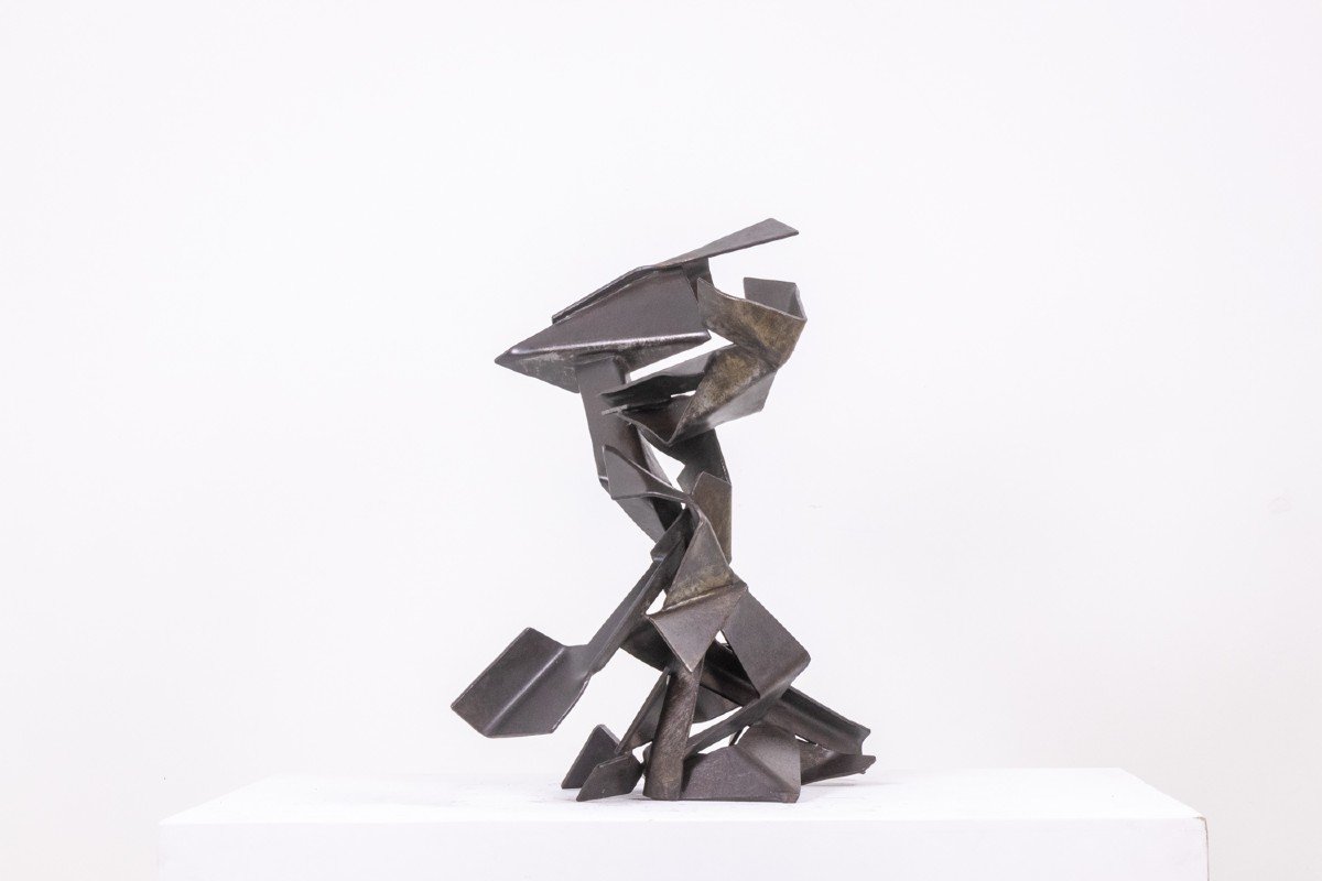 Jean Campa. Patinated Metal Sculpture. 1980s. Ls62131309p-photo-3