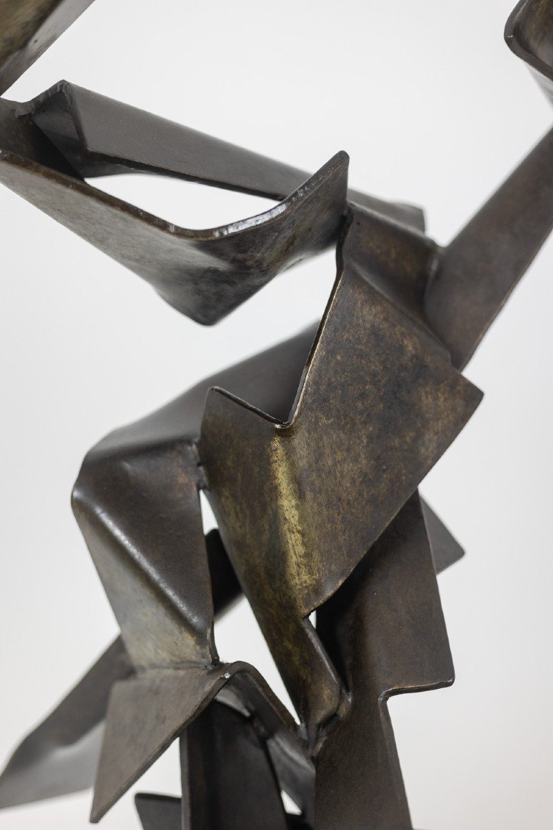 Jean Campa. Patinated Metal Sculpture. 1980s. Ls62131309p-photo-3