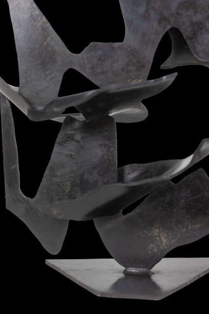 Jean Campa. Abstract Metal Sculpture. 1980s. Ls6217809c-photo-5