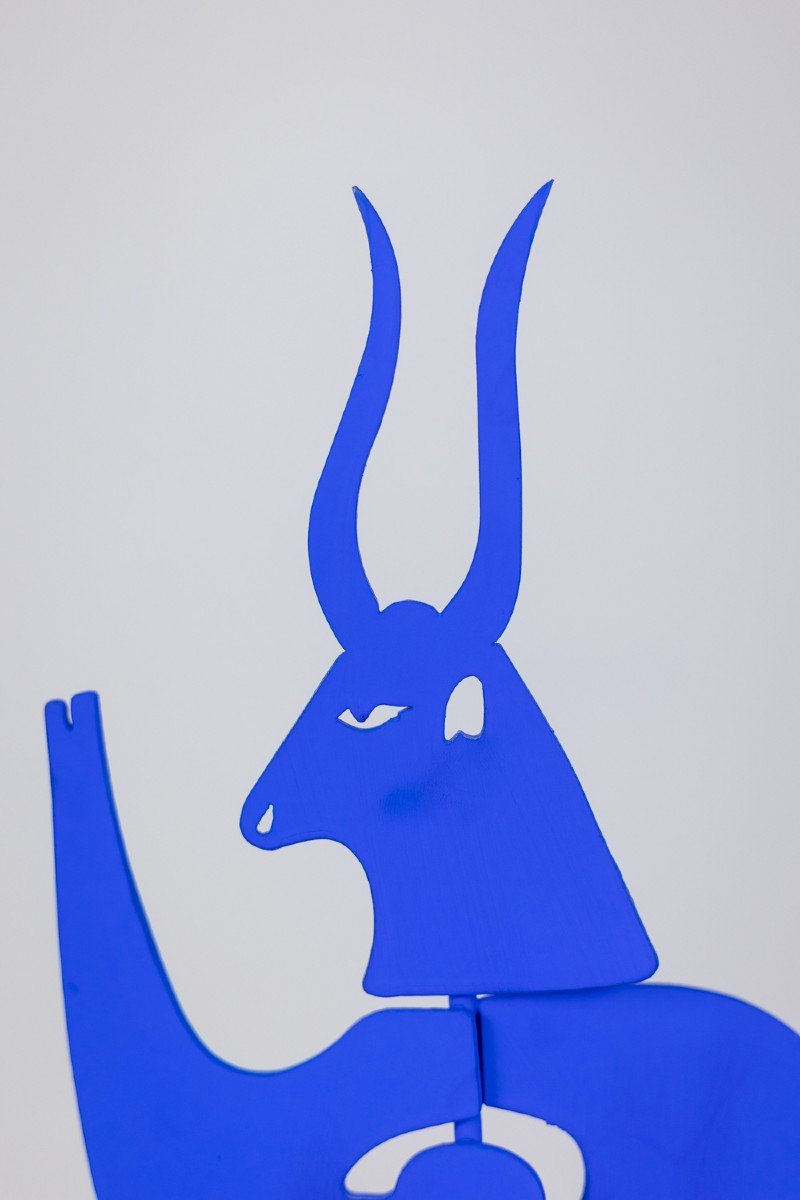 Antonine De Saint Pierre. Blue “tauride” Sculpture. Contemporary. Ls6240489p-photo-2