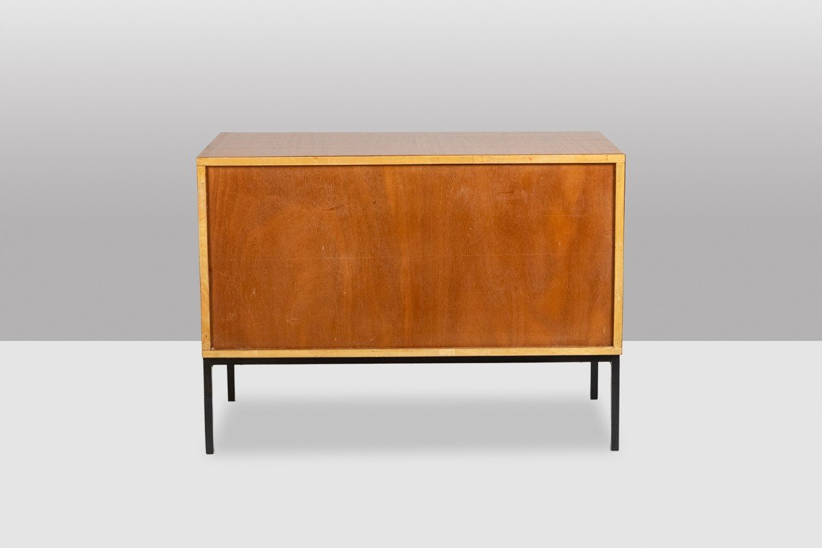 André Monpoix. Chest Of Drawers In Varnished Blond Cherry. 1960s.ls62821109m-photo-2