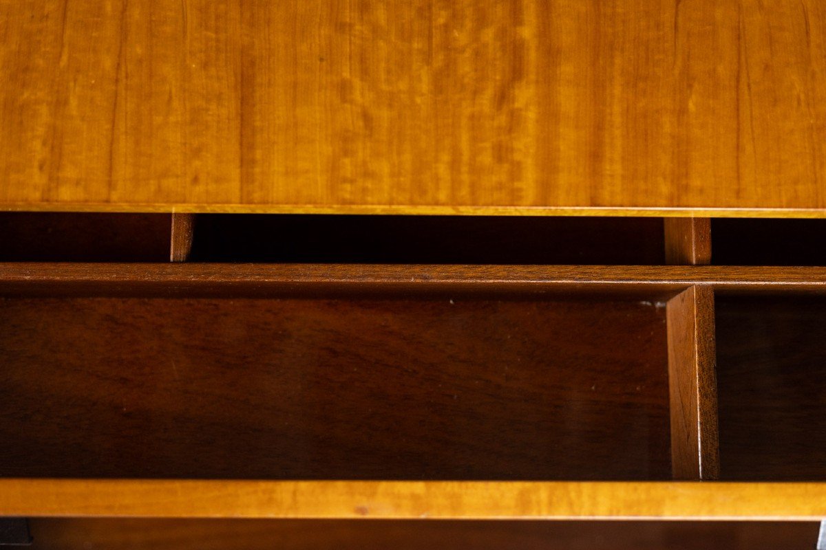 André Monpoix. Chest Of Drawers In Varnished Blond Cherry. 1960s.ls62821109m-photo-7