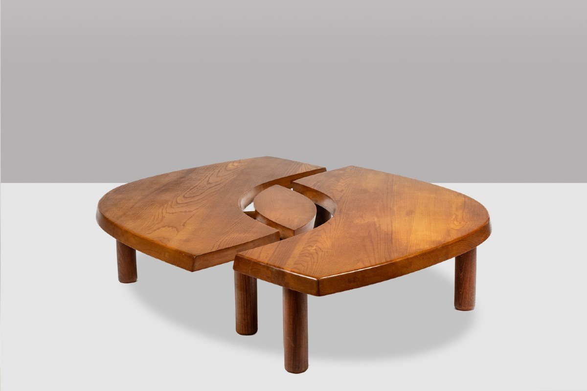 Pierre Chapo. Table Basse Modèle « T22 C ». Année 1972. Ls62945256p-photo-4