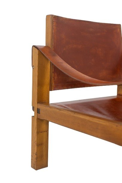 Pierre Chapo. Pair Of S10x Model Armchairs In Elm. Circa 1970. Ls63302609p-photo-8