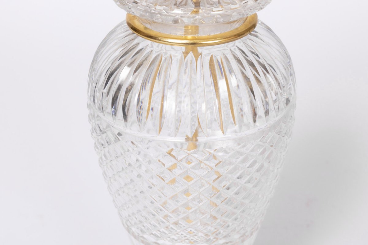 Lamp In Crystal And Gilt Bronze, 1950 - Ls2746421-photo-4