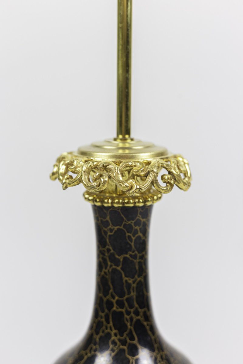 Lampe Style Louis XVI En Porcelaine Et Bronze Doré, Circa 1880 - Op466441-photo-3