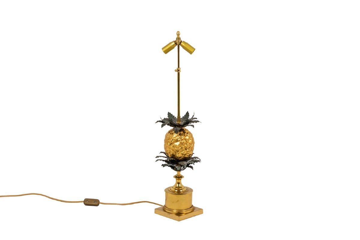 Maison Charles, Pineapple Lamp In Bronze, 1960s - Ls4523511-photo-4