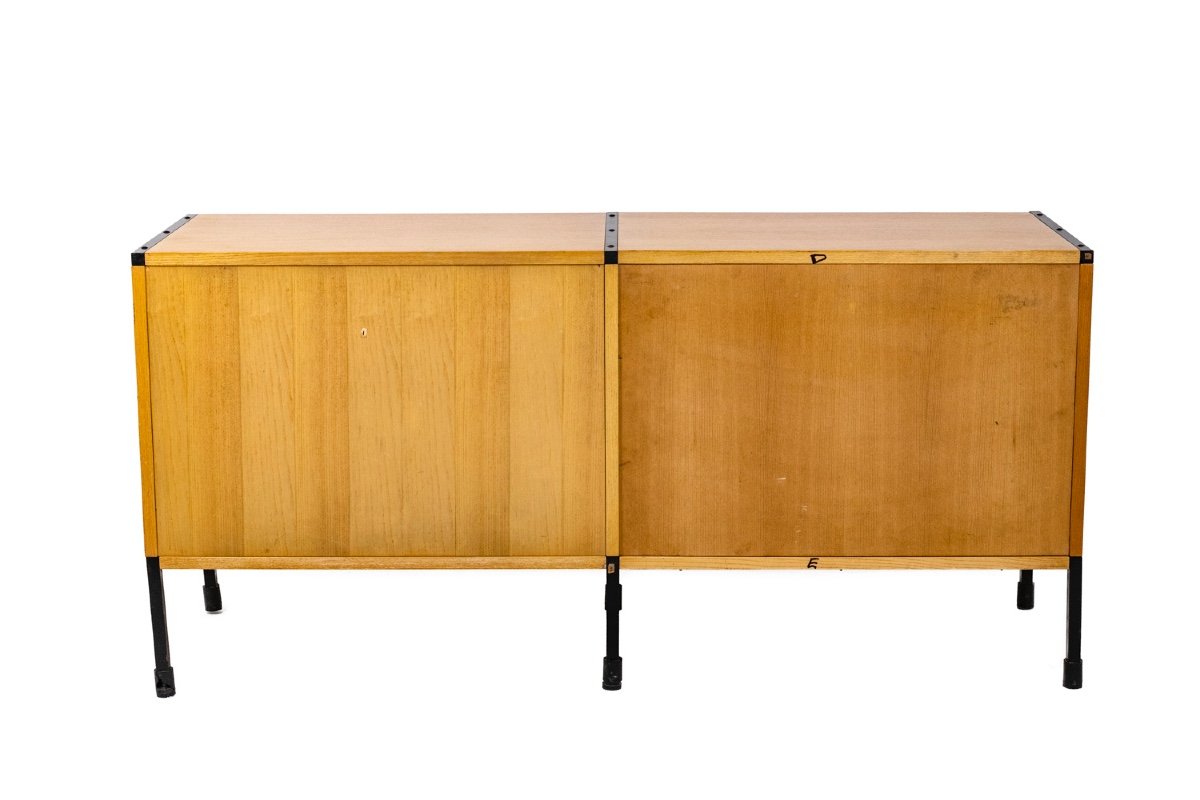 Arp, Sideboard In Ash And Metal, 1950s, Ls4714351-photo-3