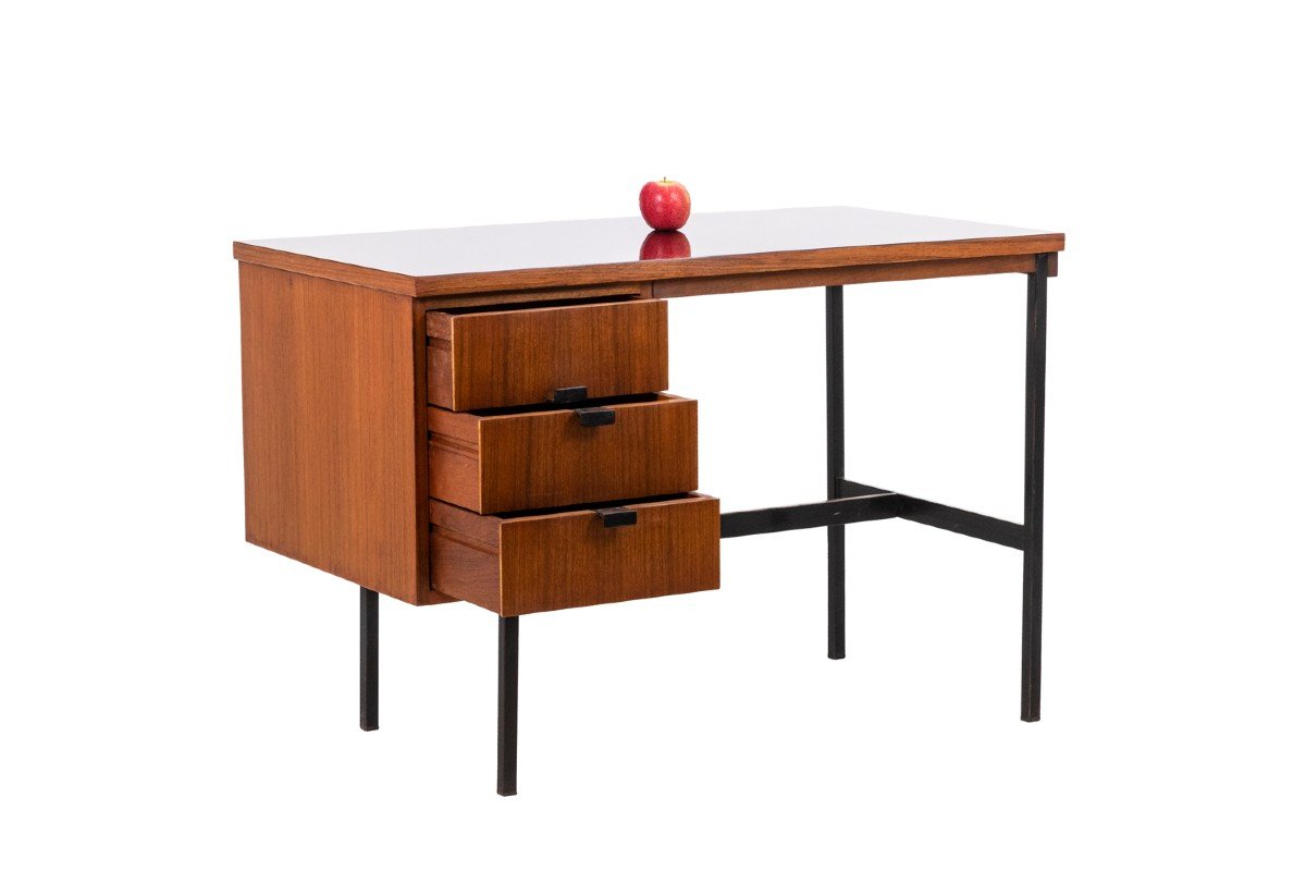 Jacques Hitier For Multiplex, “multitable” Desk In Mahogany, 1950s, Ls4679151-photo-5