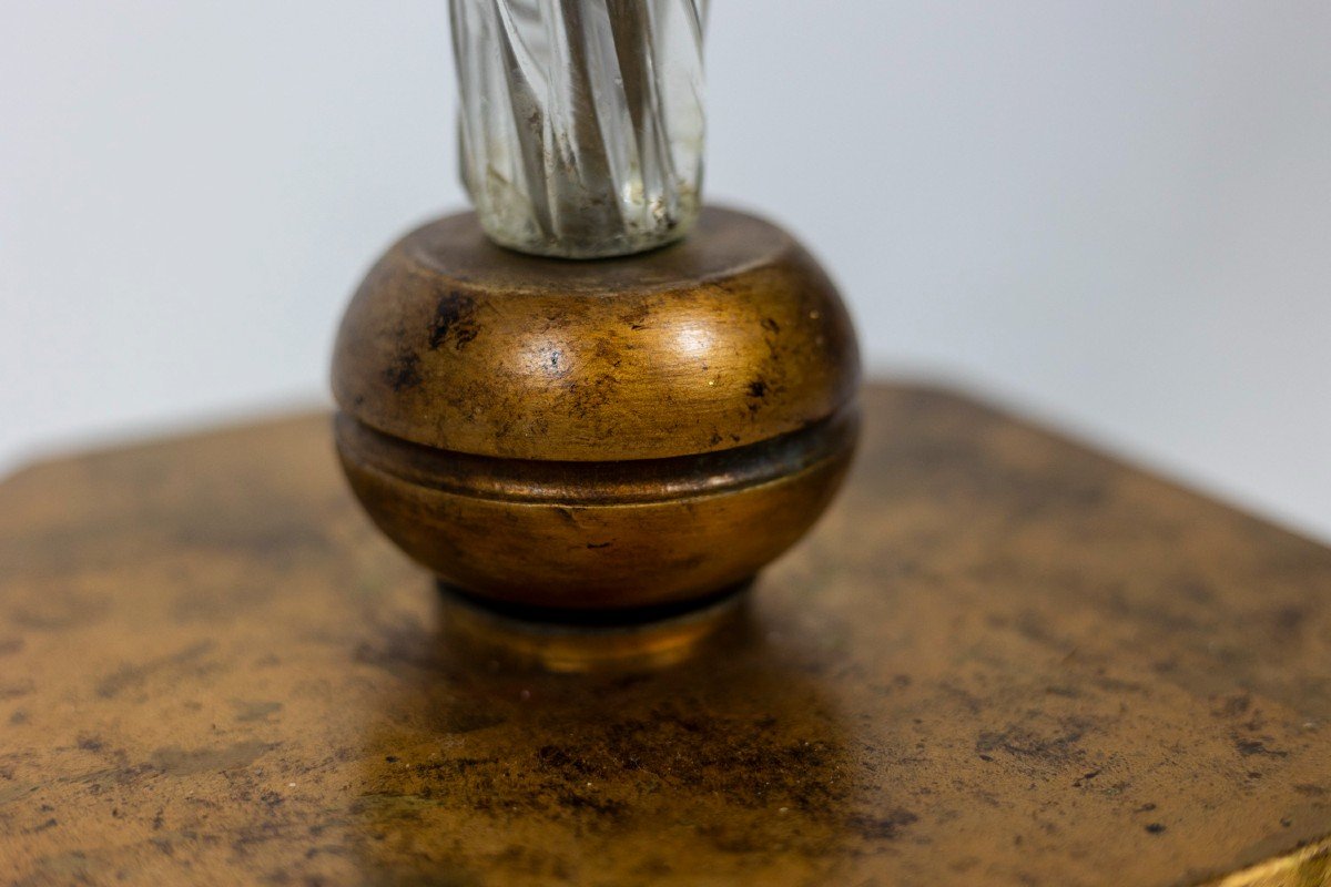 Maison Baguès, Floor Lamp In Glass And Gilded Metal, 1950s, Ls5077251a-photo-7