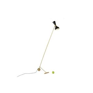 Floor Lamp In Perforated Sheet Metal And Gilded Brass, 1960s, Ls5736708b