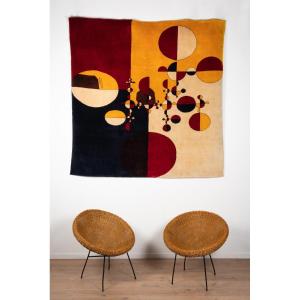 After Gabriel Orozco, Rug, Or Tapestry “samurai Tree Variants”. Contemporary Work