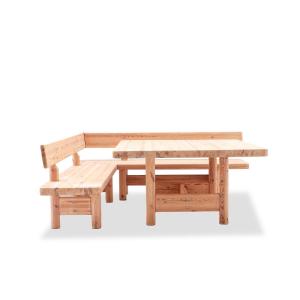 Rainer Daumiller. Ensemble D’une Table Et De Deux Bancs. Années 1980. Ls57051009b