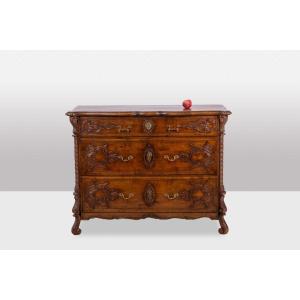 Venetian Louis XV Style Chest Of Drawers. 1950s. Ls5492709h