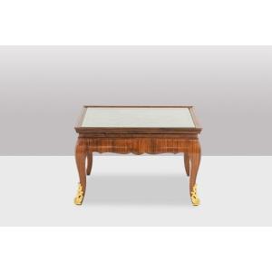 Maison Jansen. Mahogany And Lacquer Coffee Table. Circa 1950. Ls5572319h