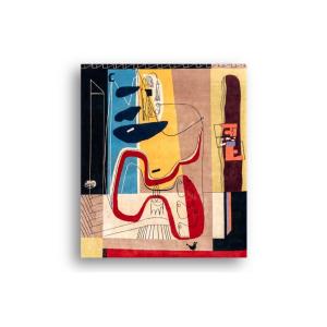 Hand-woven Tapestry Inspired By Le Corbusier. 2023. Ls58035509e