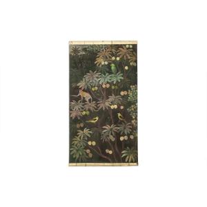 Painted Canvas Representing Animals On An Exotic Background. Contemporary. Ls61281089i