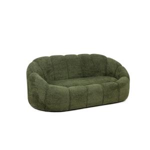 Boucle Fabric Sofa. Contemporary Work. Ls62011709p