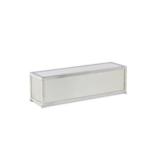 Maison Jansen. Brushed Aluminum And Metal Planter. 1970s. Ls6167609u