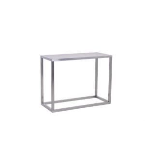 Maison Jansen. Console En Aluminium Brossé. Années 1970. Ls6176108p