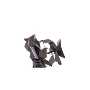 Jean Campa. Patinated And Cut Iron Sculpture. 1980s.