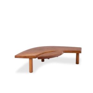 Pierre Chapo. “t22” Model Coffee Table In Elm. 1980s. Ls64004159k