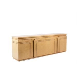 Sideboard With 4 Doors In Birch Wood. 1970s. Ls6402987u