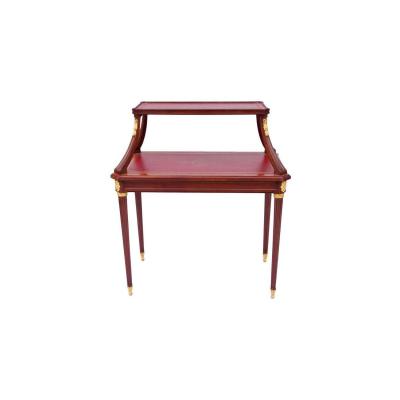 Louis XVI Style Mahogany Tea Table, 19th Century - Ls1843851