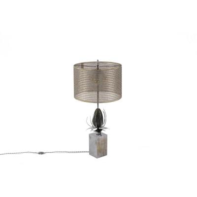 Maison Charles, Lampe Chardon En Bronze Et Laiton, Années 1970 - Ls4258831