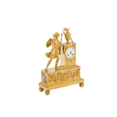 Clock In Gilt Bronze, Empire Period - Ls4385901