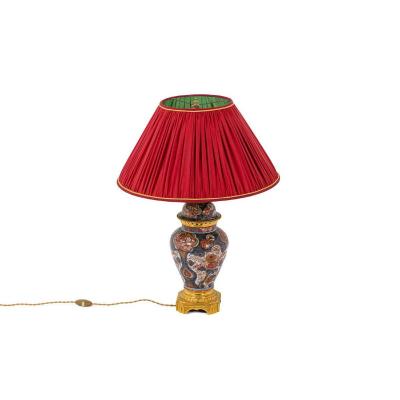 Lamp In Imari Porcelain And Gilt Bronze, Circa 1880 - Ls31811381