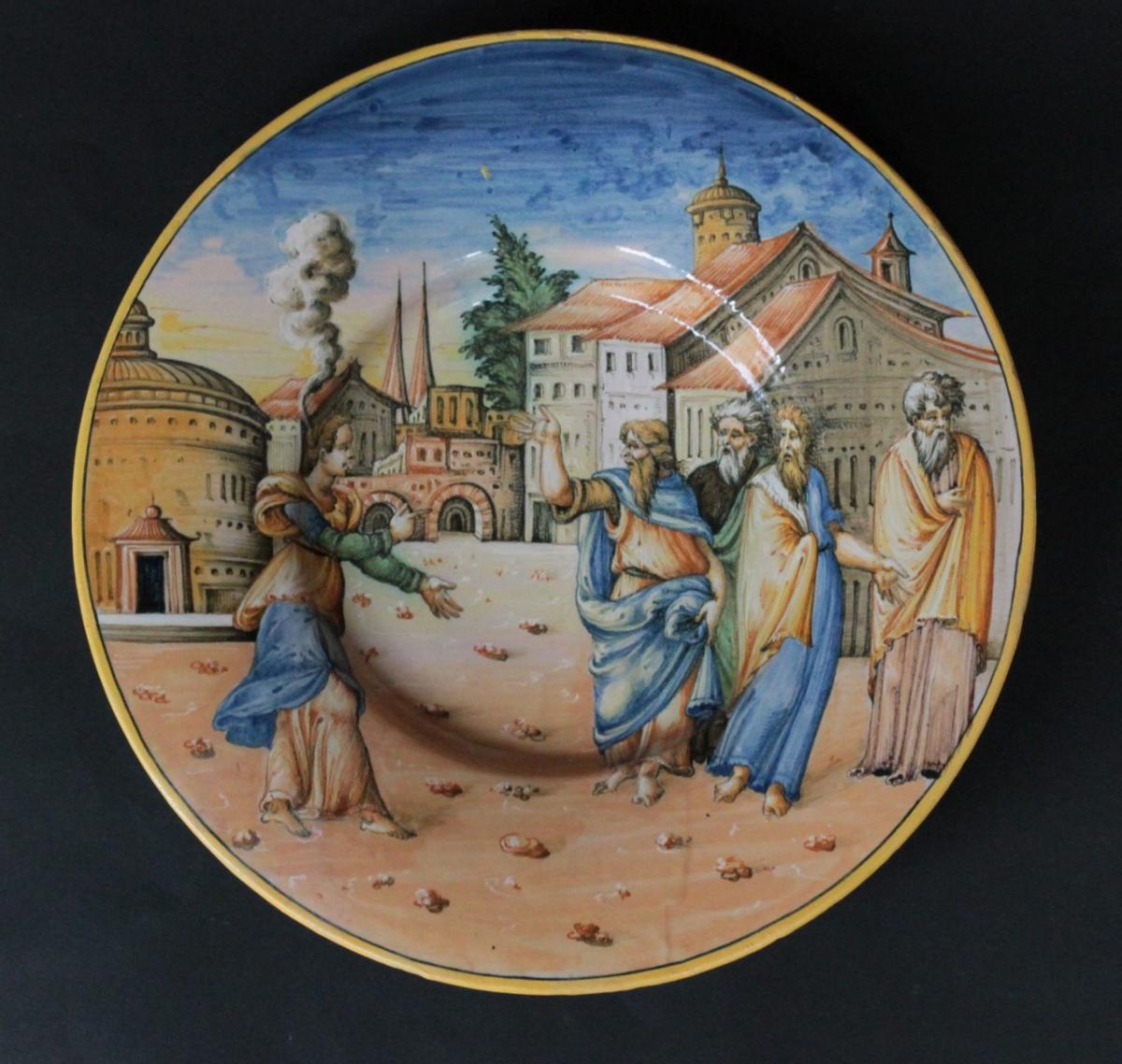 Urbino. Dish "a Istoriato"