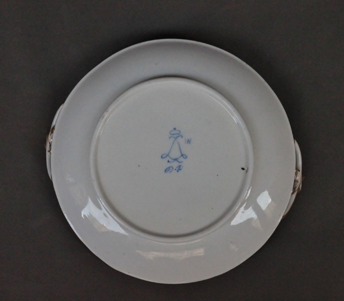 Tender Porcelain Bowl From Sèvres, Dd 1781, Sioux Painter And Gilder Chauvaux, 18th Century-photo-2