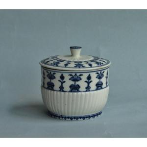Saint-cloud Soft Porcelain Sugar Pot, Circa 1700-1710. 18th C.