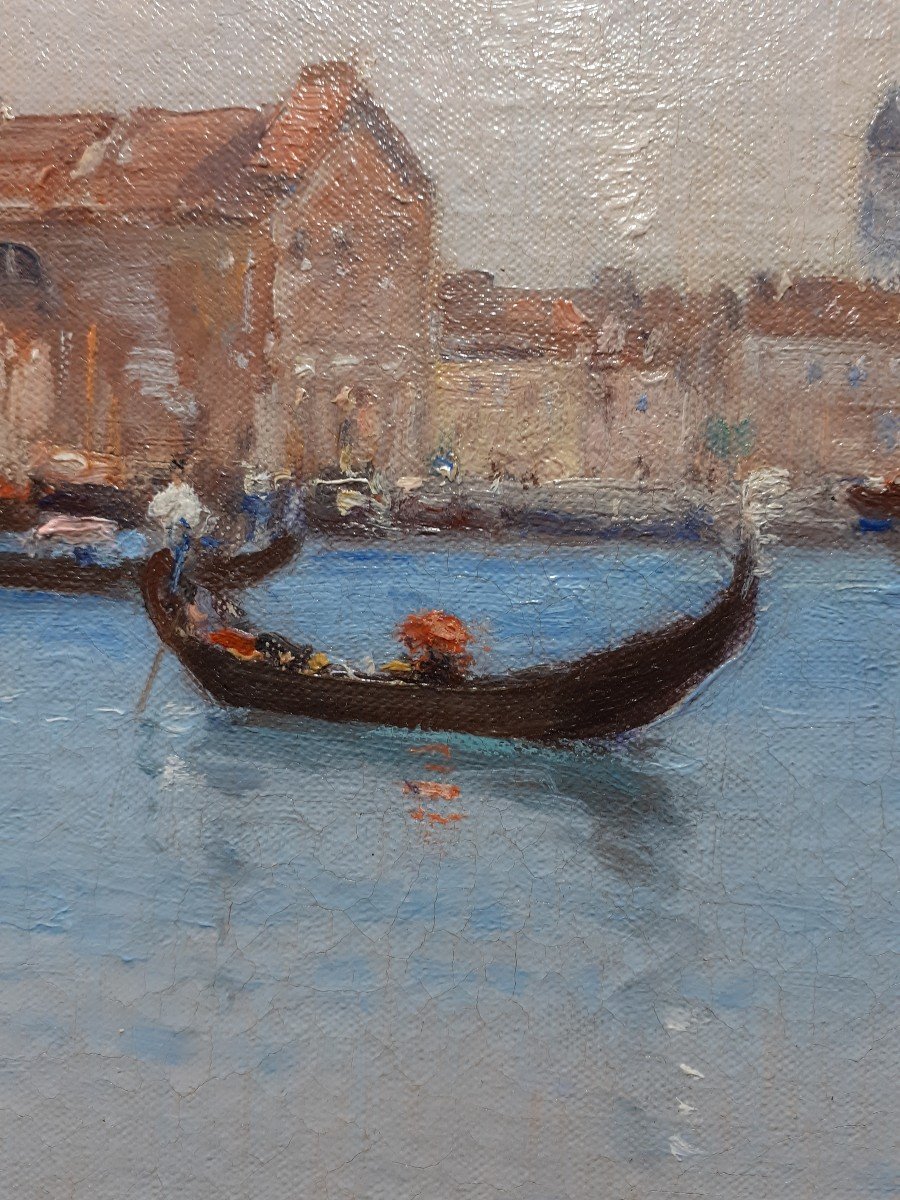 Tableau Huile Sur Toile "venise" Per Iwill-photo-5