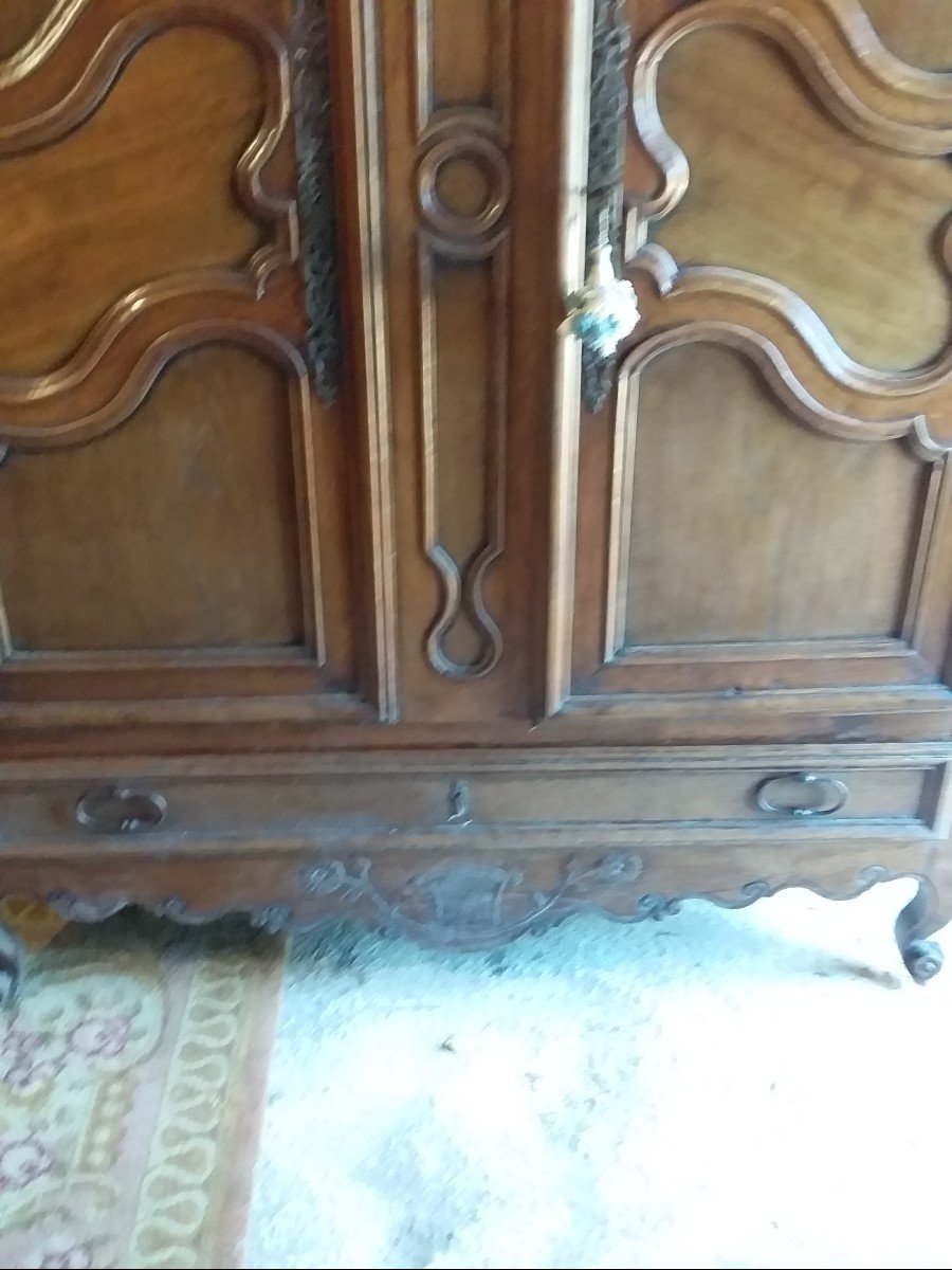 Petite Armoire En Chène (vallée Du Rhone)-photo-2