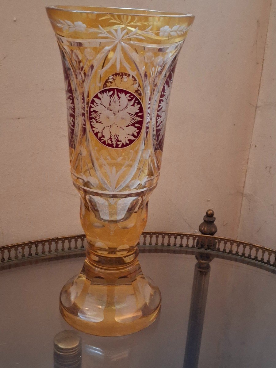 Vase   En Cristal De Boheme -photo-3