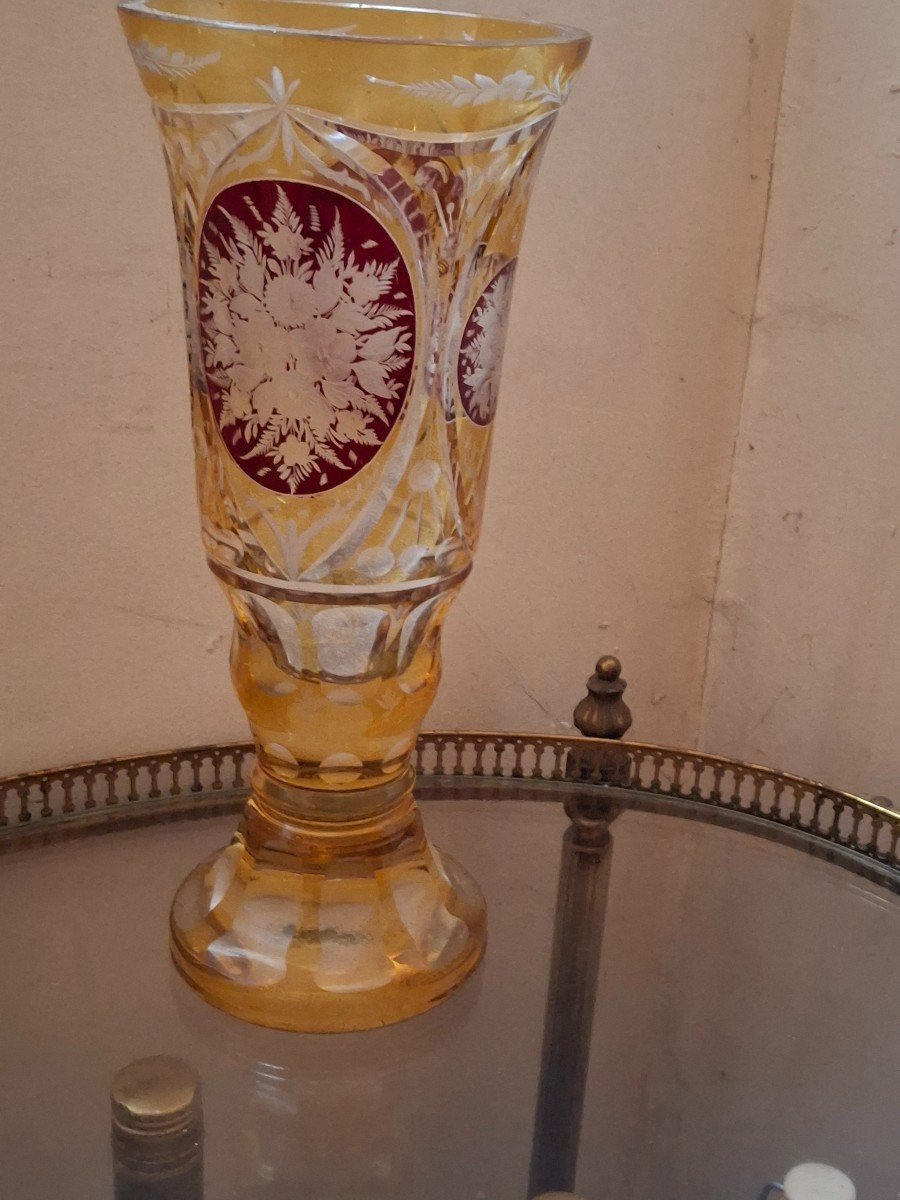 Vase   En Cristal De Boheme -photo-3