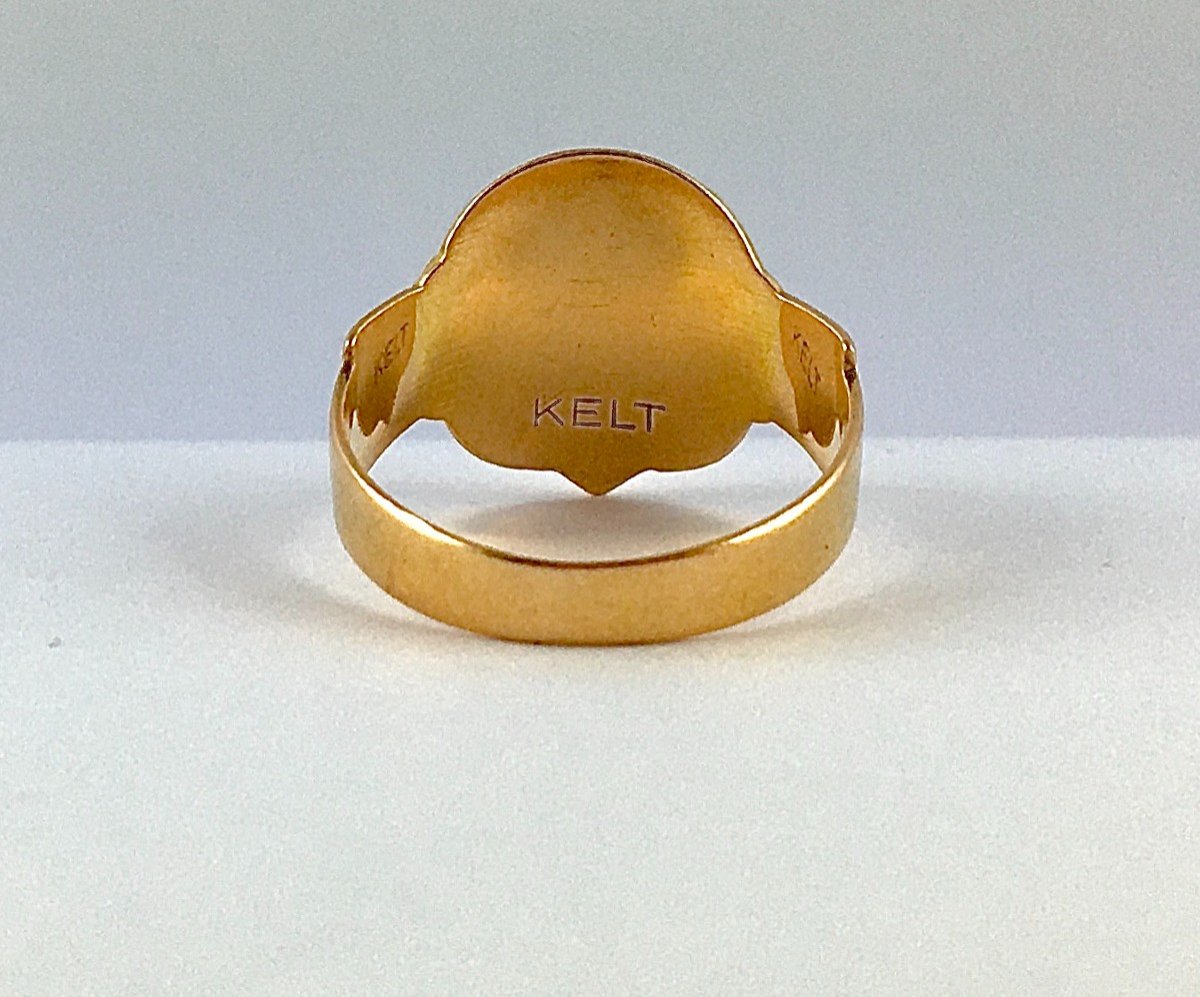 Ring Of Faith Fede Or Of Promise Regional Jewel Heart Taken Or To Take Rose Gold-photo-7