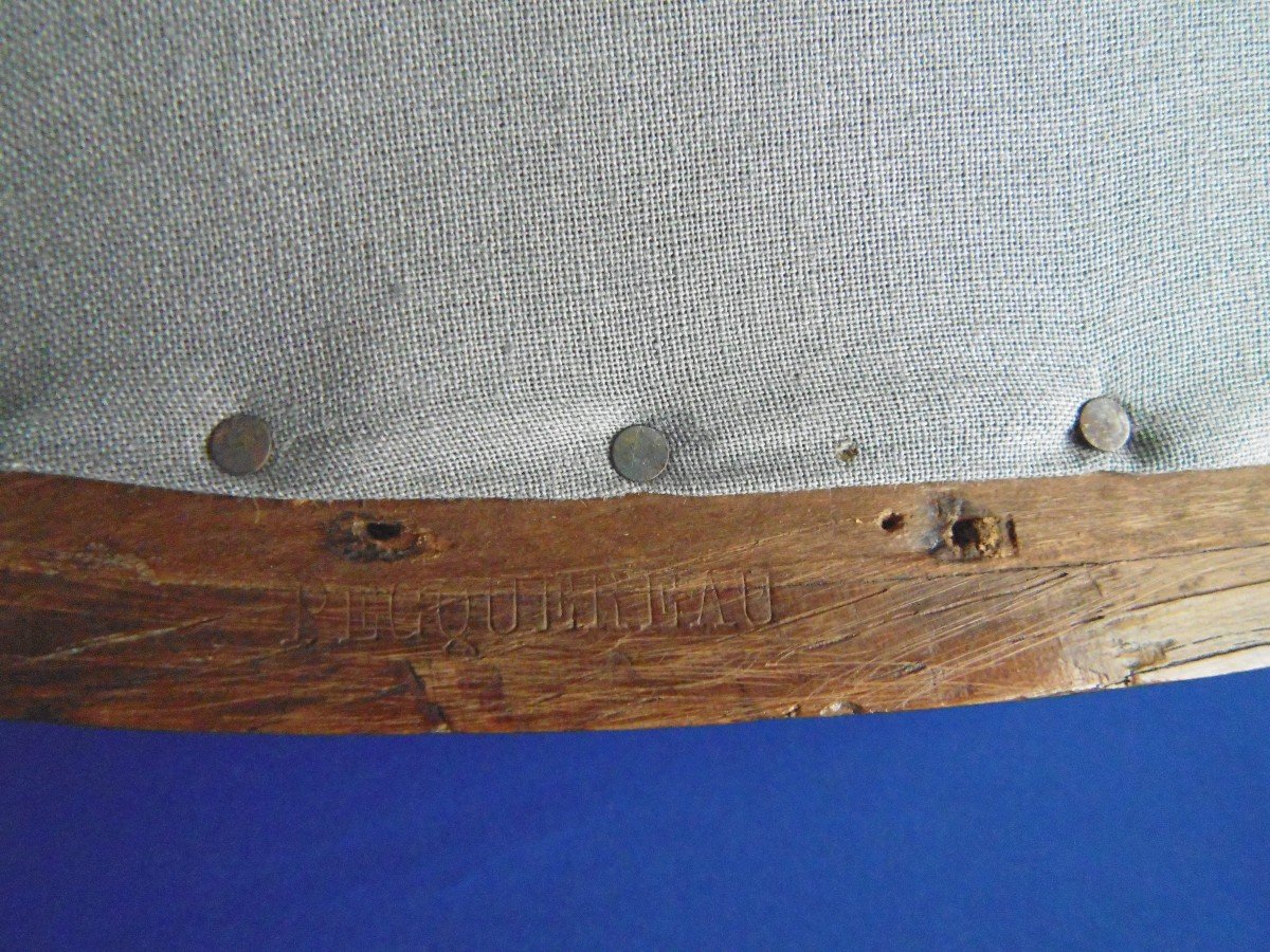 Armrest Napoleon III Stamped Pecquereau-photo-2