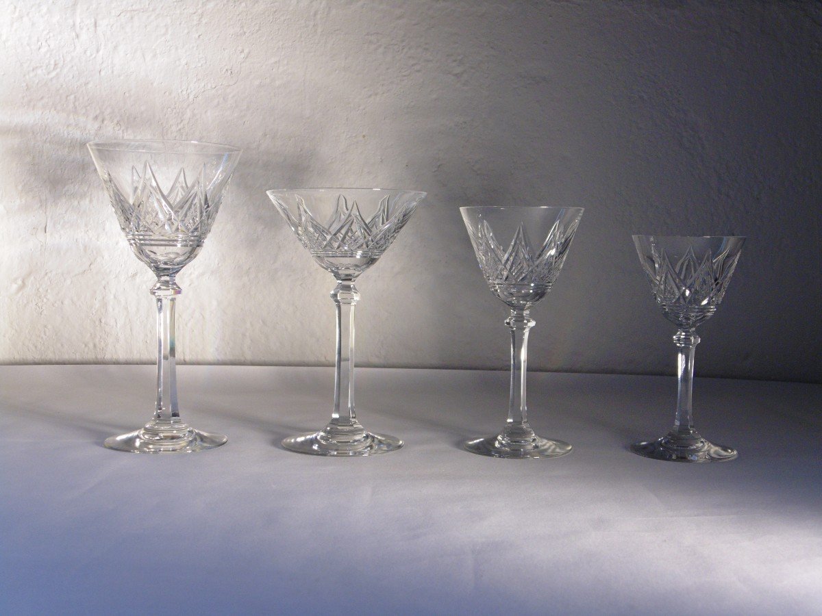 Verres en cristal de Baccarat - Modèle Louvois-photo-3