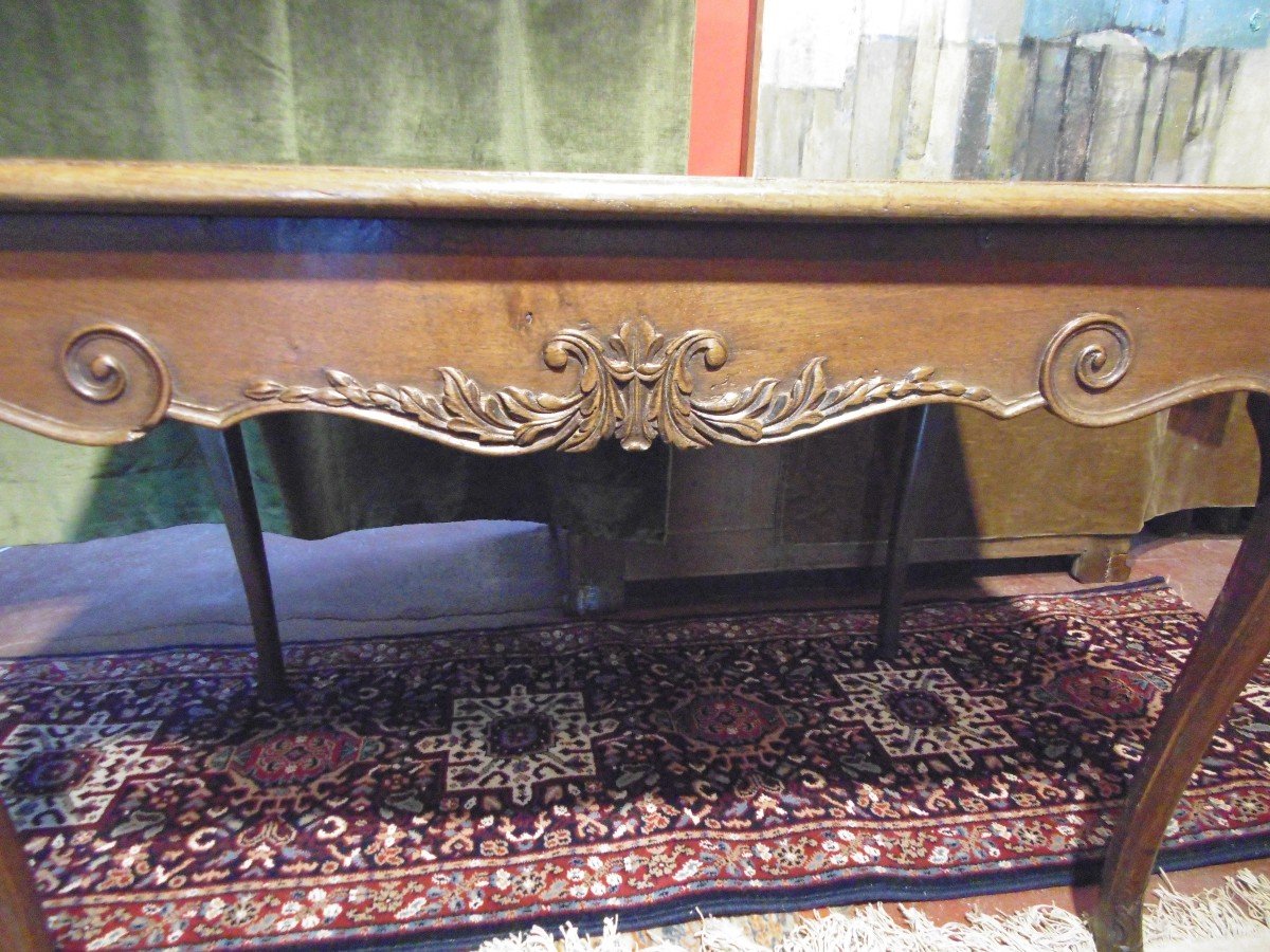 Table En Chêne - Epoque Louis XV - XVIIIe-photo-4