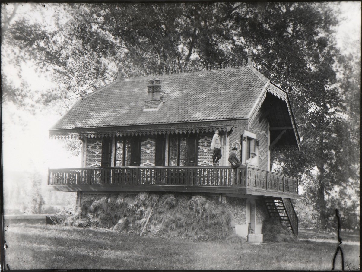 Photographie Originale Par Emile Zola - Le Chalet De l'écrivain