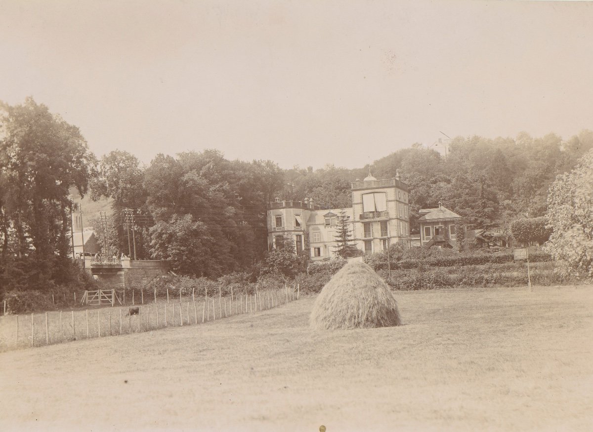 Photographie Originale Par Emile Zola - La Maison De l'écrivain à Médan