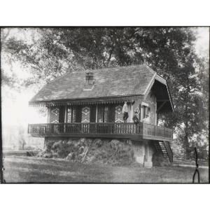 Photographie Originale Par Emile Zola - Le Chalet De l'écrivain